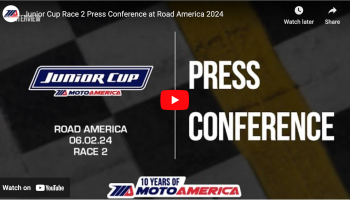 Video: Junior Cup Race Two Press Conference From Road America
